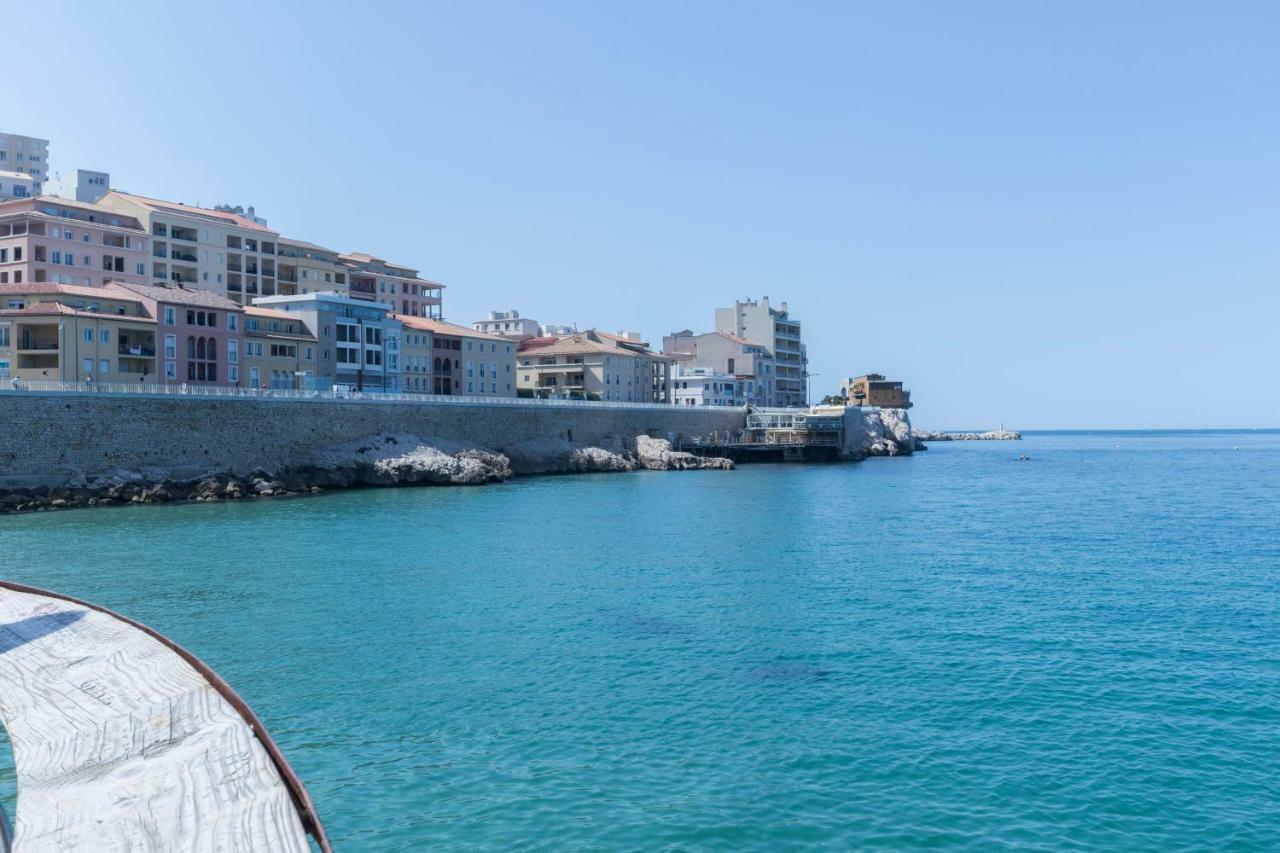 מרסיי Stud Terras Ville Corniche 2 Pers Stat Gratuit Rue Modif Suivt Possib Et Accord Exclusif מראה חיצוני תמונה