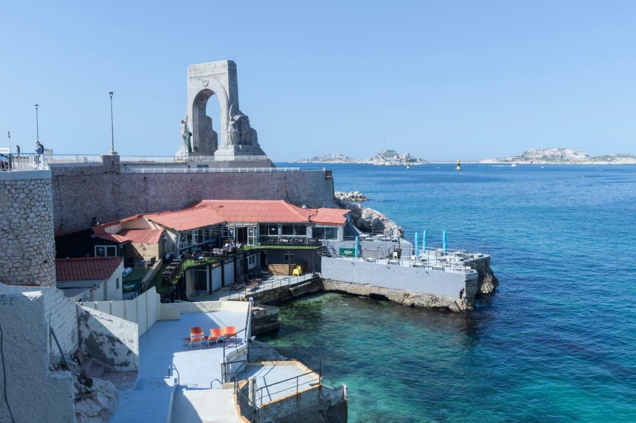 מרסיי Stud Terras Ville Corniche 2 Pers Stat Gratuit Rue Modif Suivt Possib Et Accord Exclusif מראה חיצוני תמונה